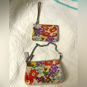 Coach Mini Bag with Floral Print - Compact & Stylish